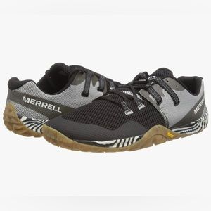 Merrell Trail Glove 6 Solution Dye Shoe - Men's Black/White